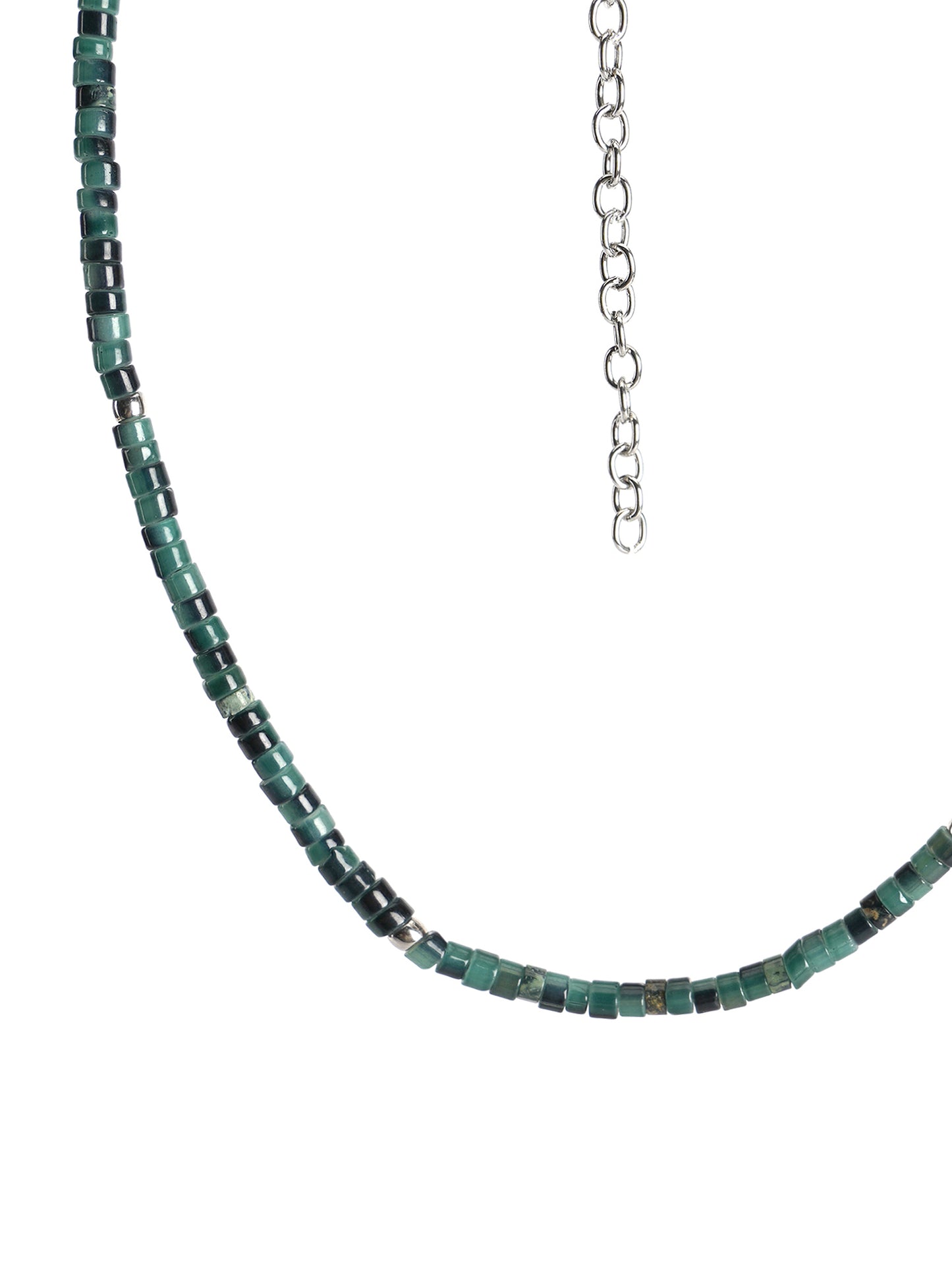 Mono Green Beads