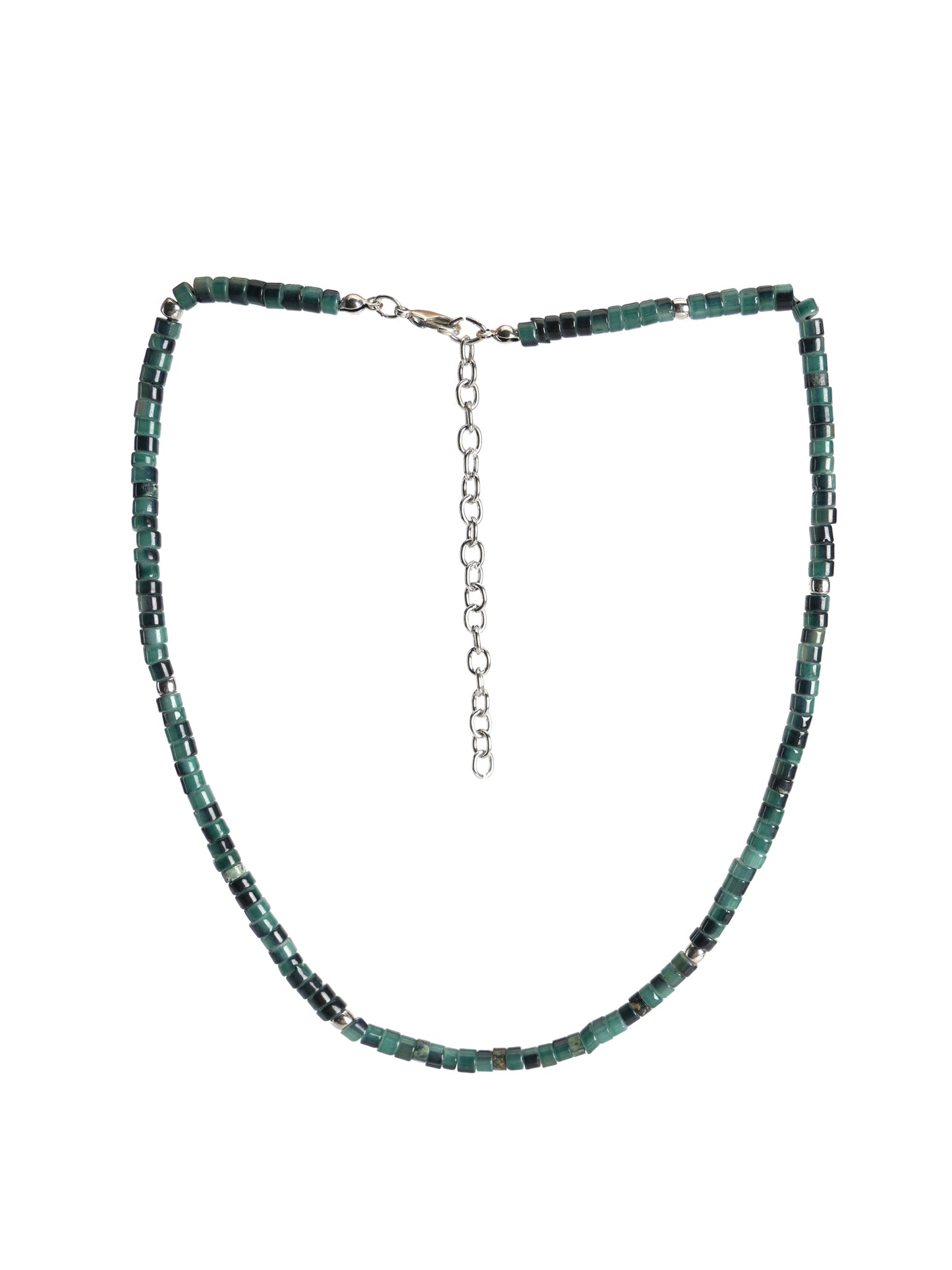 Mono Green Beads