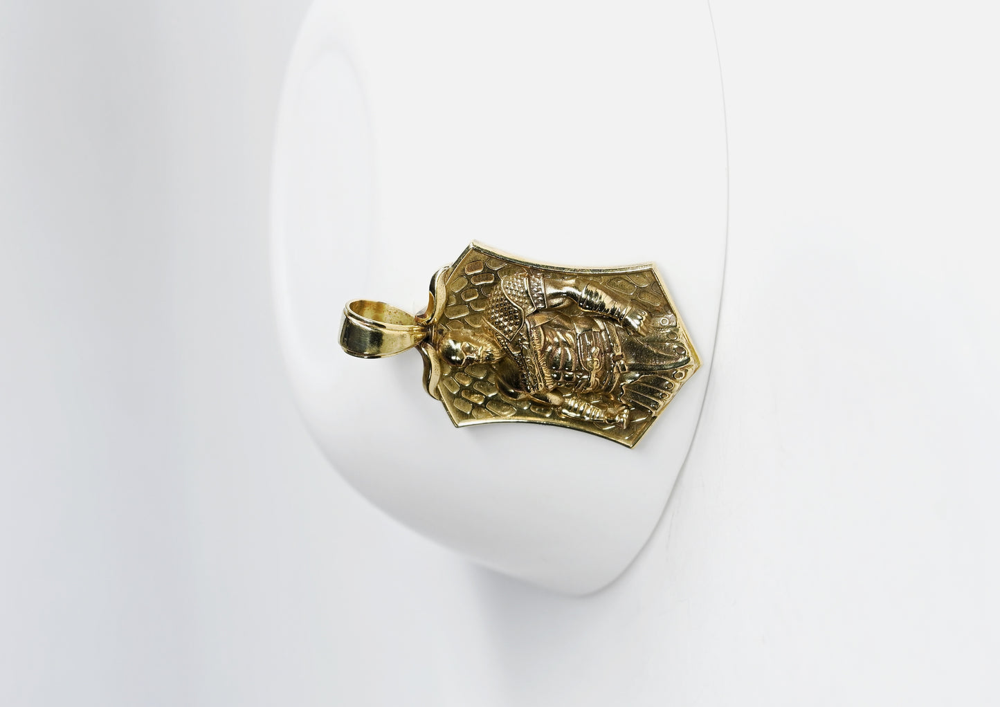 Royal Warrior Shield Gold Pendant