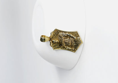 Royal Warrior Shield Gold Pendant