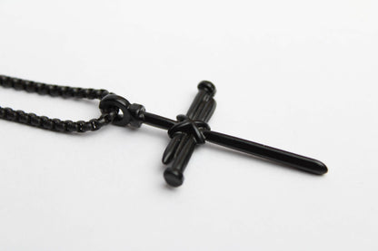 Black Cross Pendant