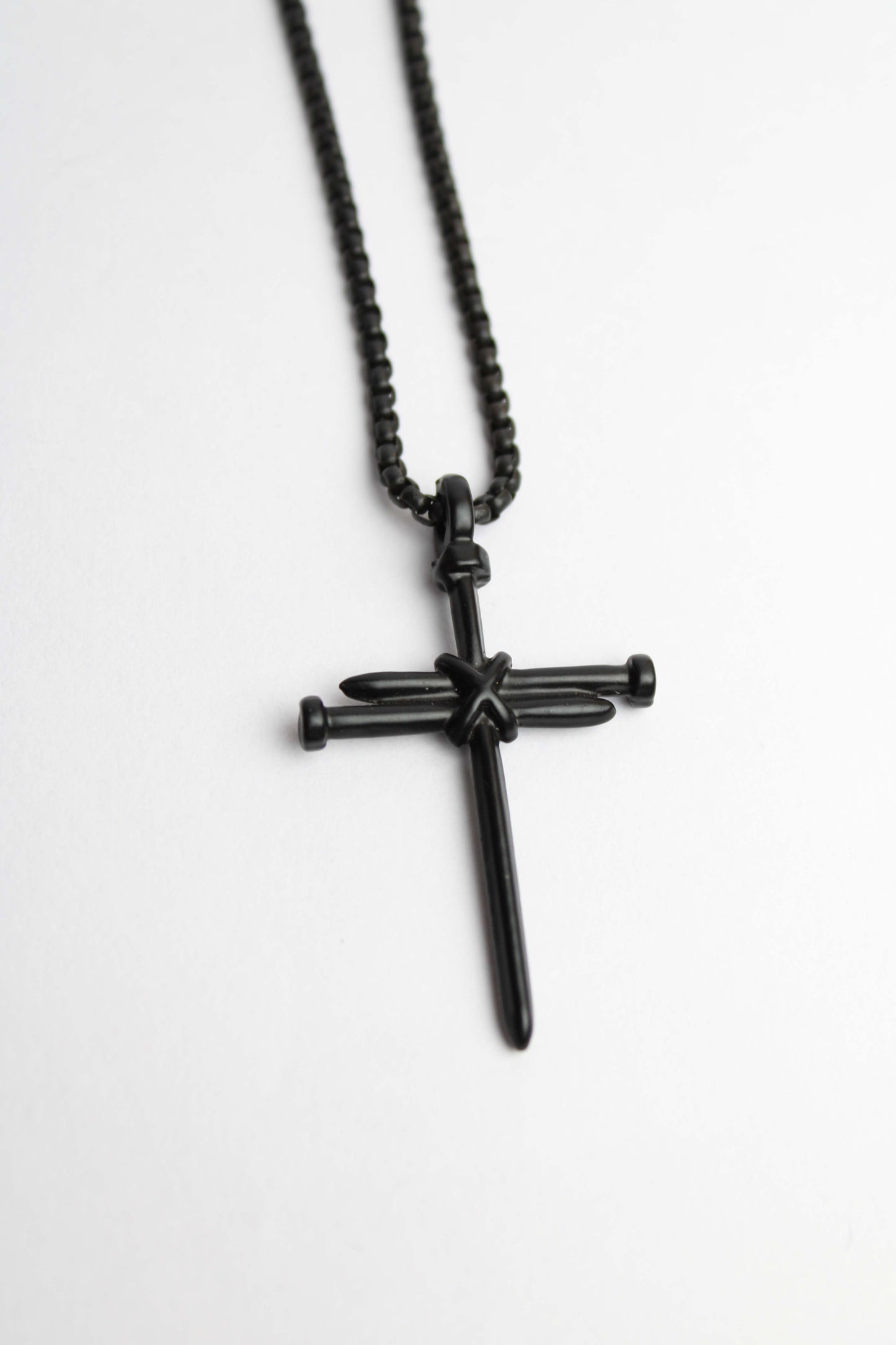 Black Cross Pendant