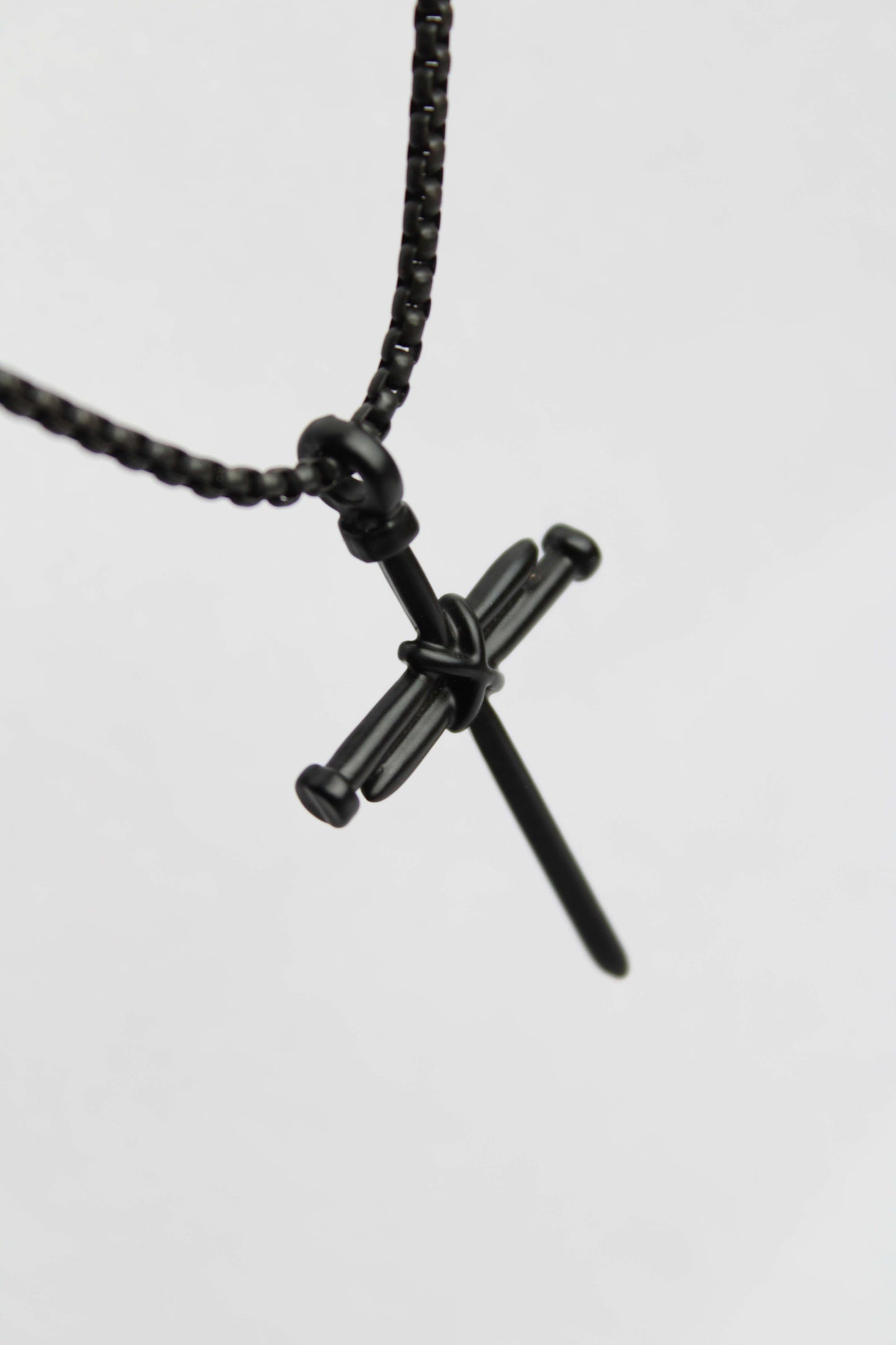 Black Cross Pendant