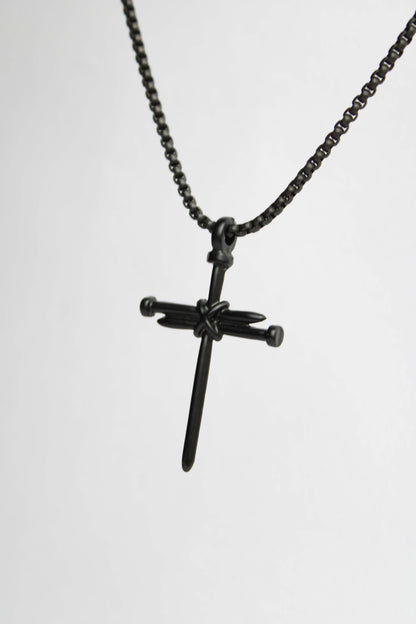 Black Cross Pendant