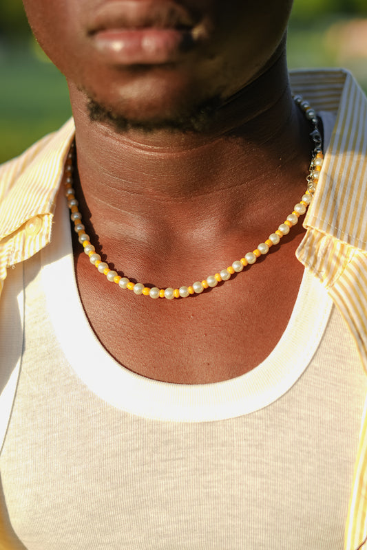 Yellow candy necklace