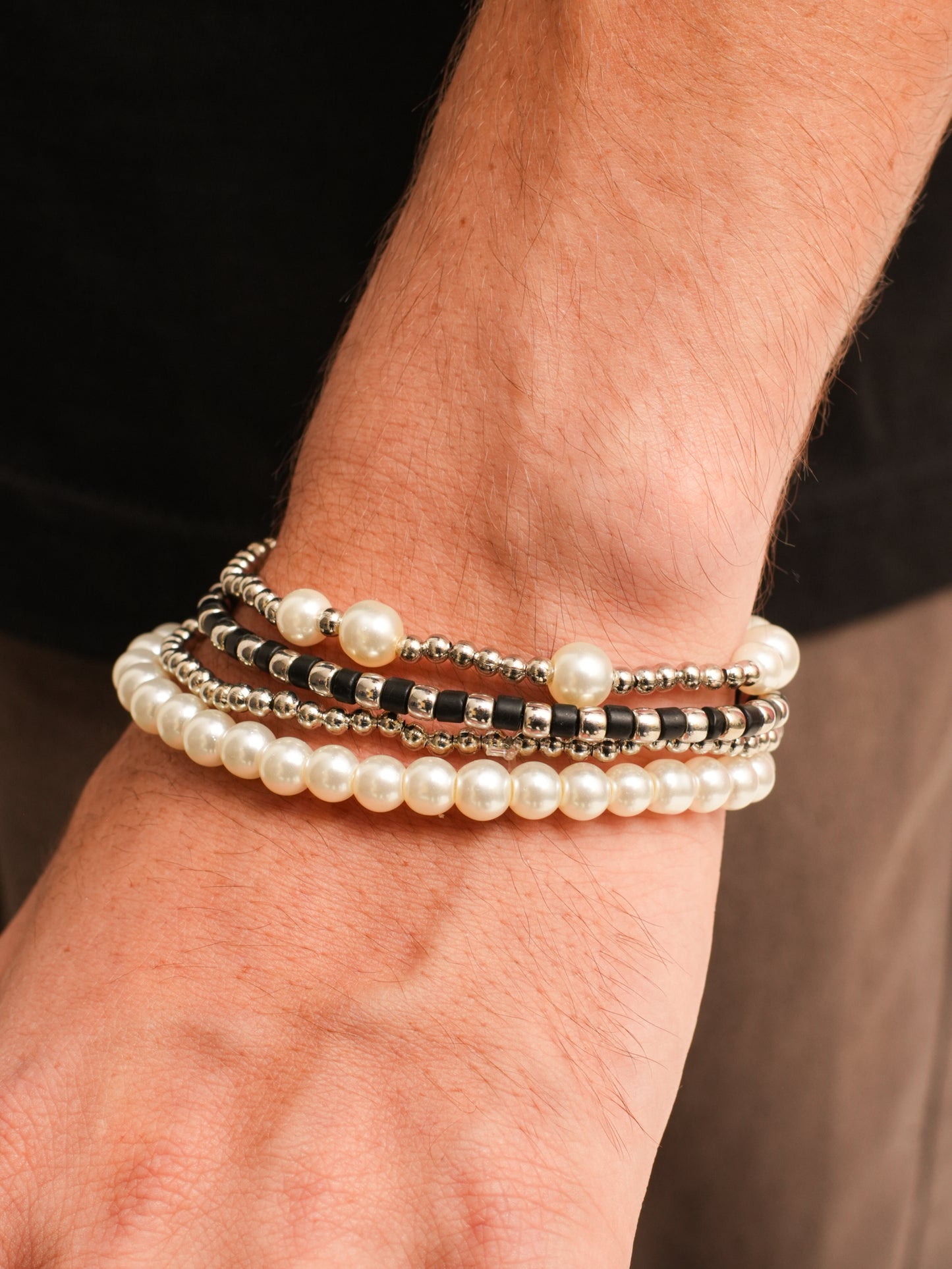 3 layer Pearl Bracelet