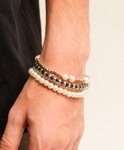 3 layer Pearl Bracelet