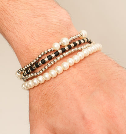 3 layer Pearl Bracelet