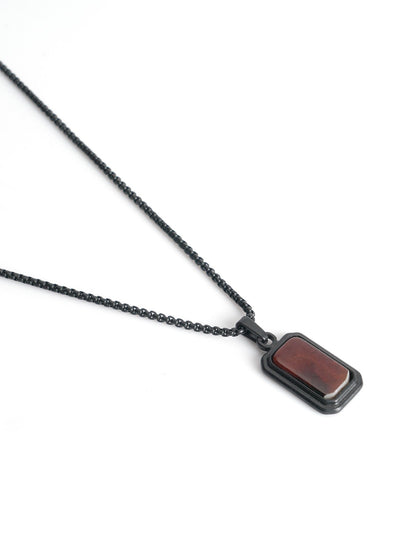 Raven Stone Layered Chain
