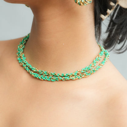 Mint Mirage Twirl Necklace